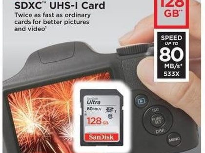 SanDisk Ultra UHS-I 256GB SD Card