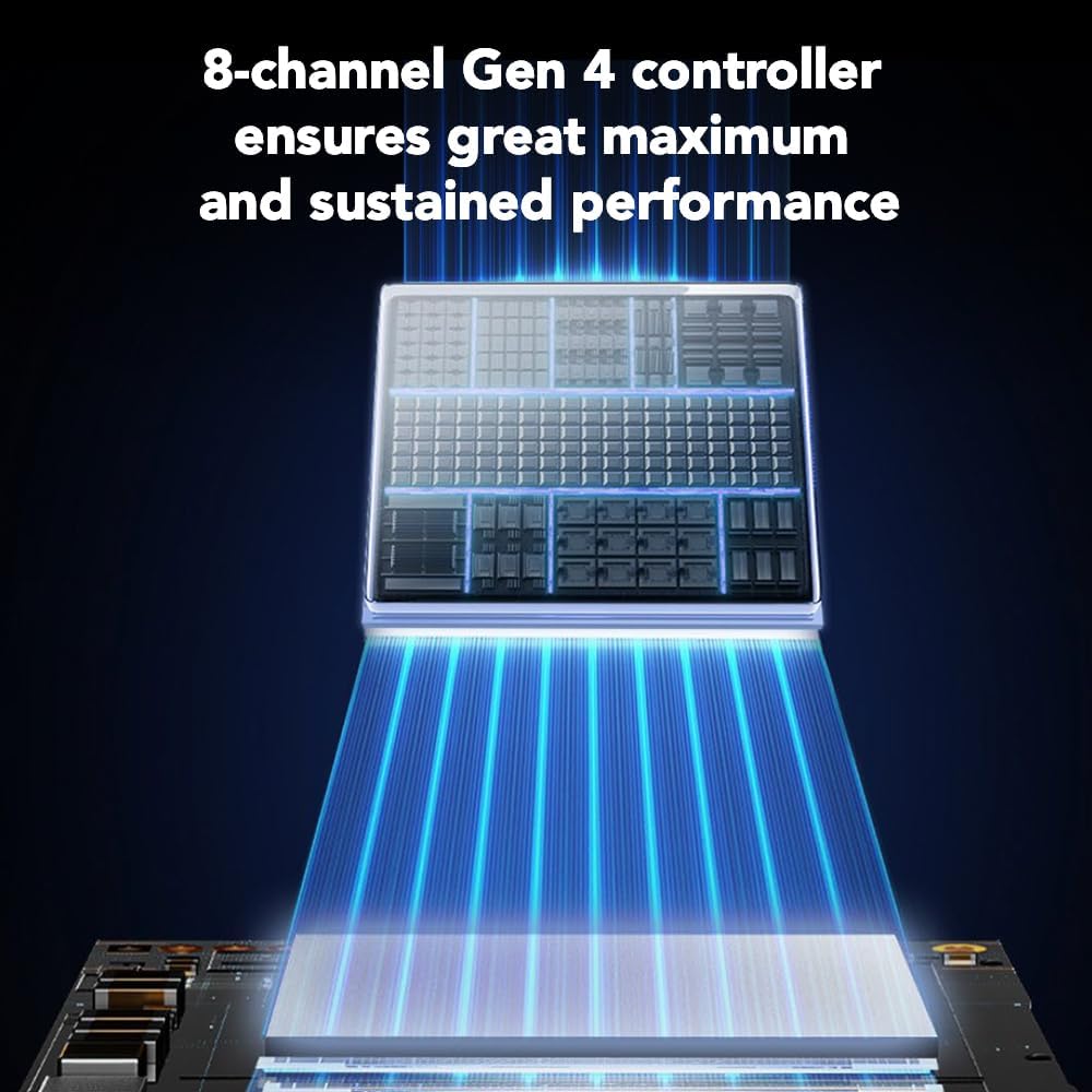 Lexar LNQ780 Gen4 Internal SSD NVMe 1TB M.2 2280 PCIe Gen4x4 3 Lexar LNQ780 Gen4 Internal SSD NVMe 1TB M.2 2280 PCIe Gen4x4 - Image 3