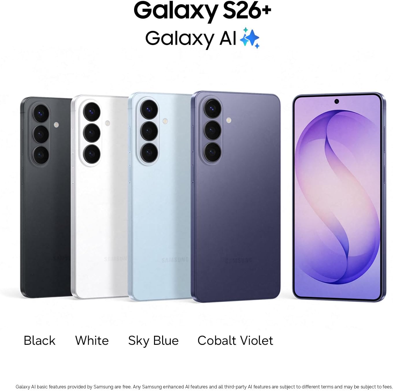 Samsung Galaxy S26 Plus, 256GB, Africa Warranty 1 Samsung Galaxy S26 Plus, 256GB, Africa Warranty
