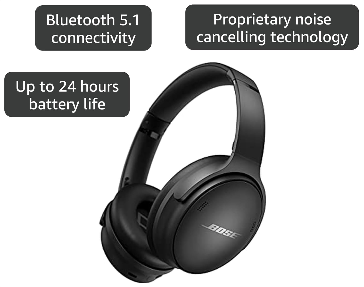Bose QuietComfort SC Wireless Noise Cancelling Headphones 3 Bose QuietComfort SC Wireless Noise Cancelling Headphones - Image 3