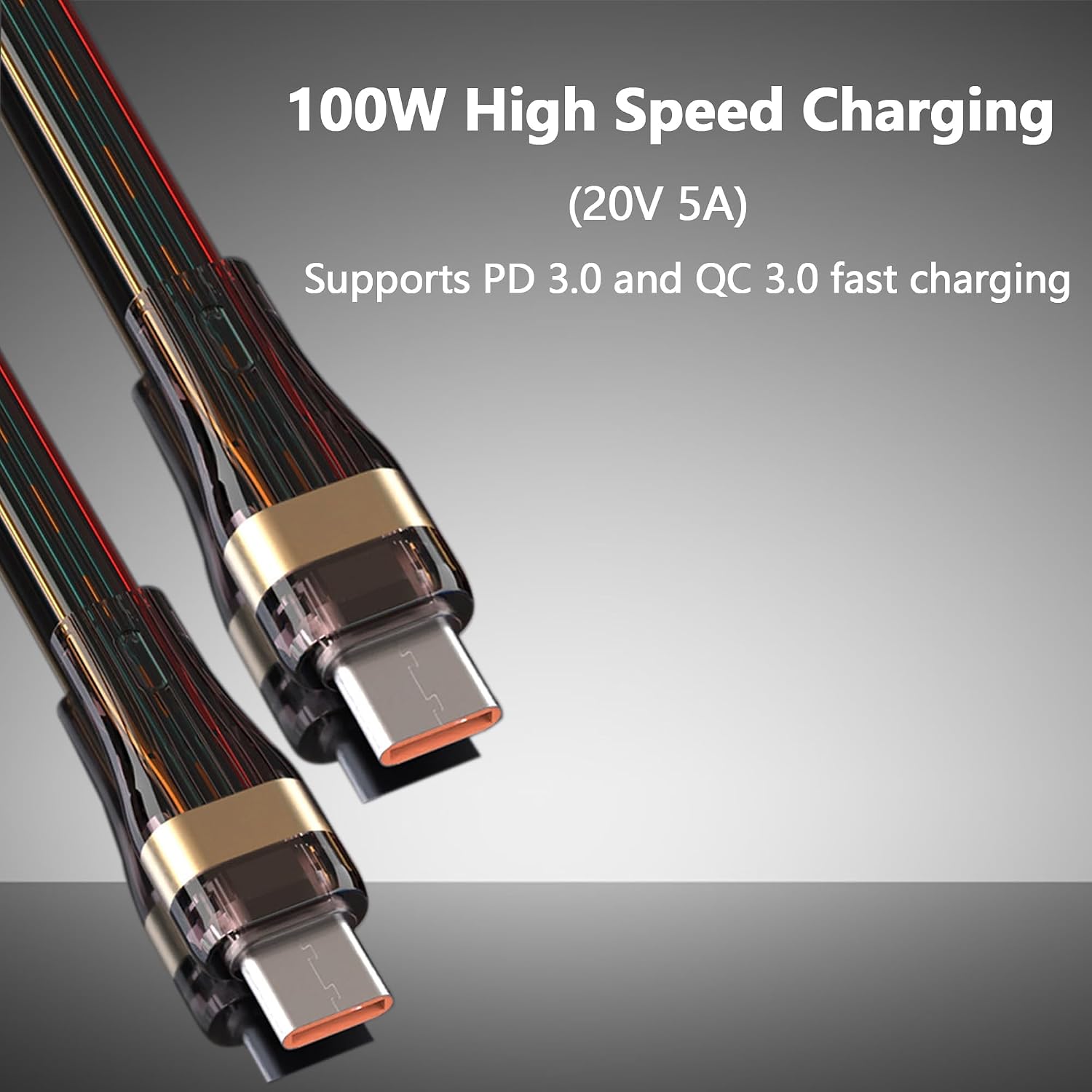 Havit CB6284 USB-C to USB-C 100W Silicone Cable 3 Havit CB6284 USB-C to USB-C 100W Silicone Cable - Image 3