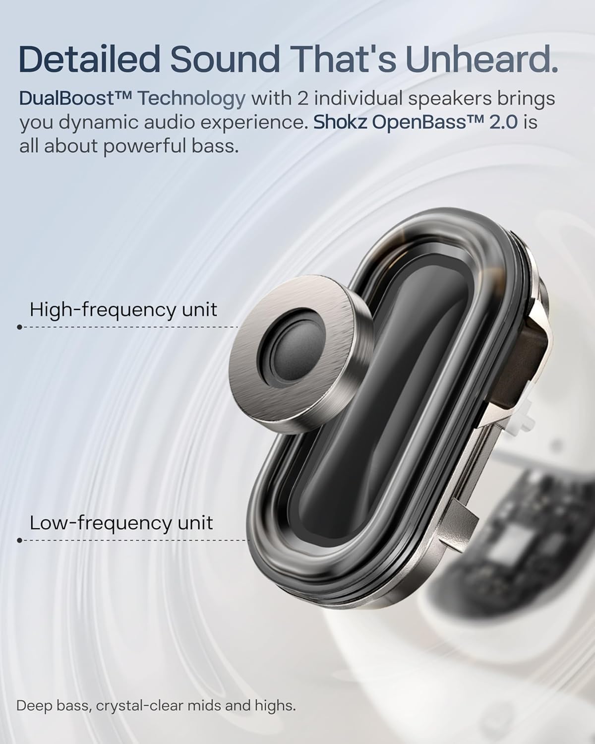 Shokz OpenFit 2 Plus Open-Ear Earbuds 3 Shokz OpenFit 2 Plus Open-Ear Earbuds - Image 3