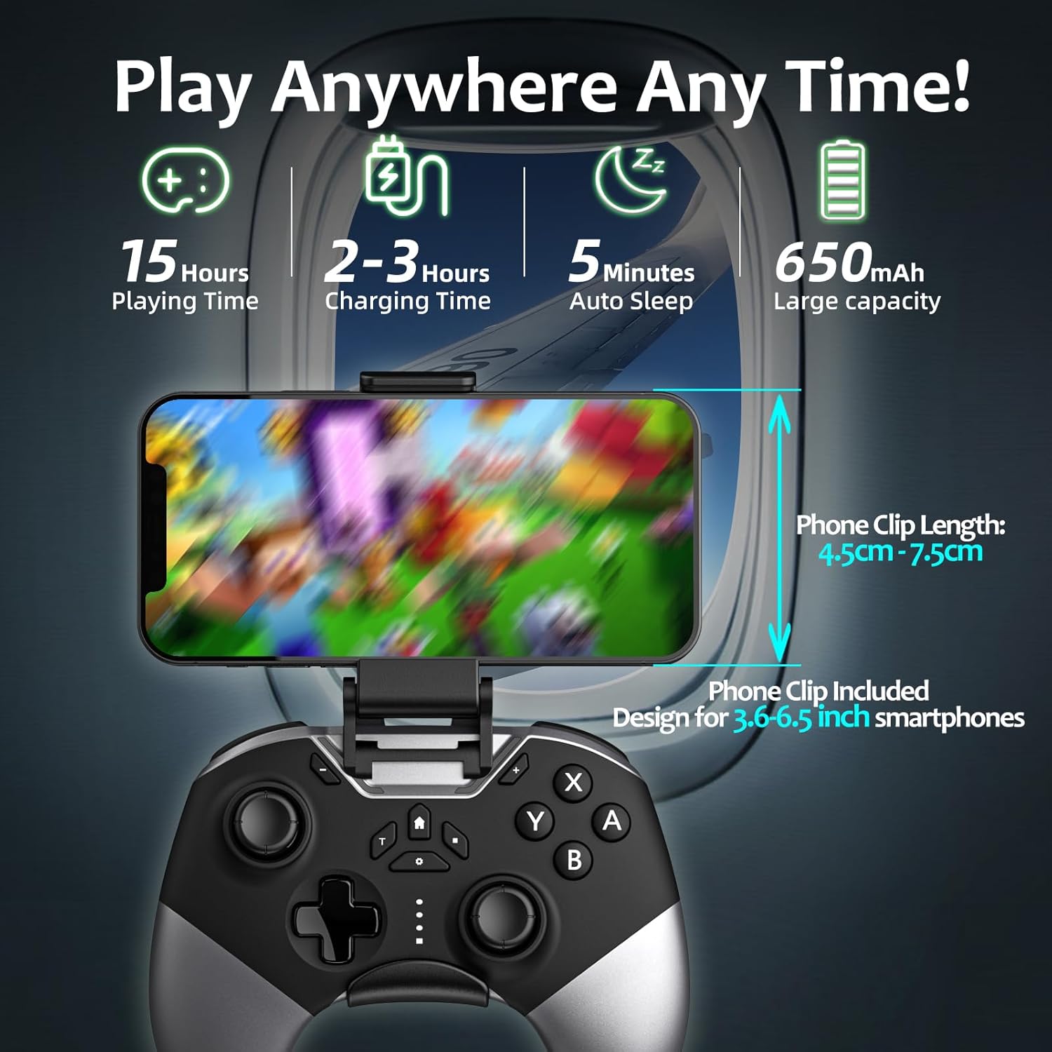 Havit NeoGrip RGB Wireless Bluetooth Gamepad HV-G180BT 3 Havit NeoGrip RGB Wireless Bluetooth Gamepad HV-G180BT - Image 3