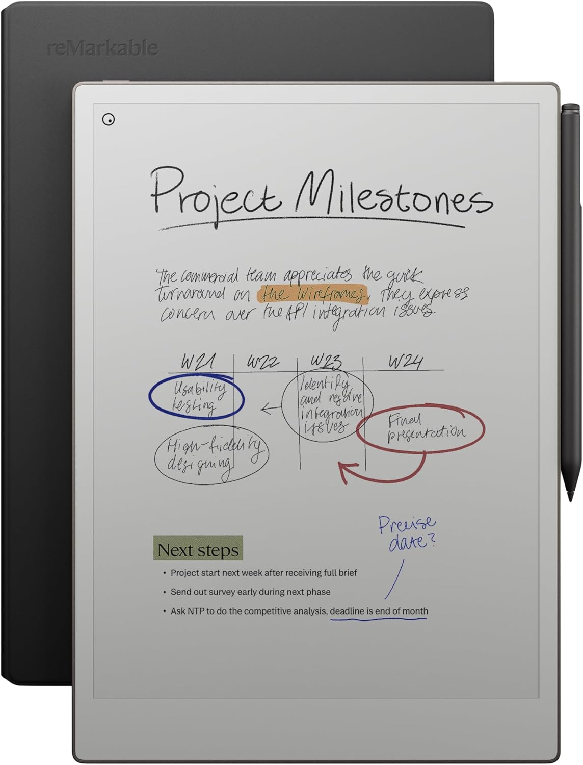 Remarkable Paper Pro with Pen and Folio Case 1 Remarkable Paper Pro with Pen and Folio Case