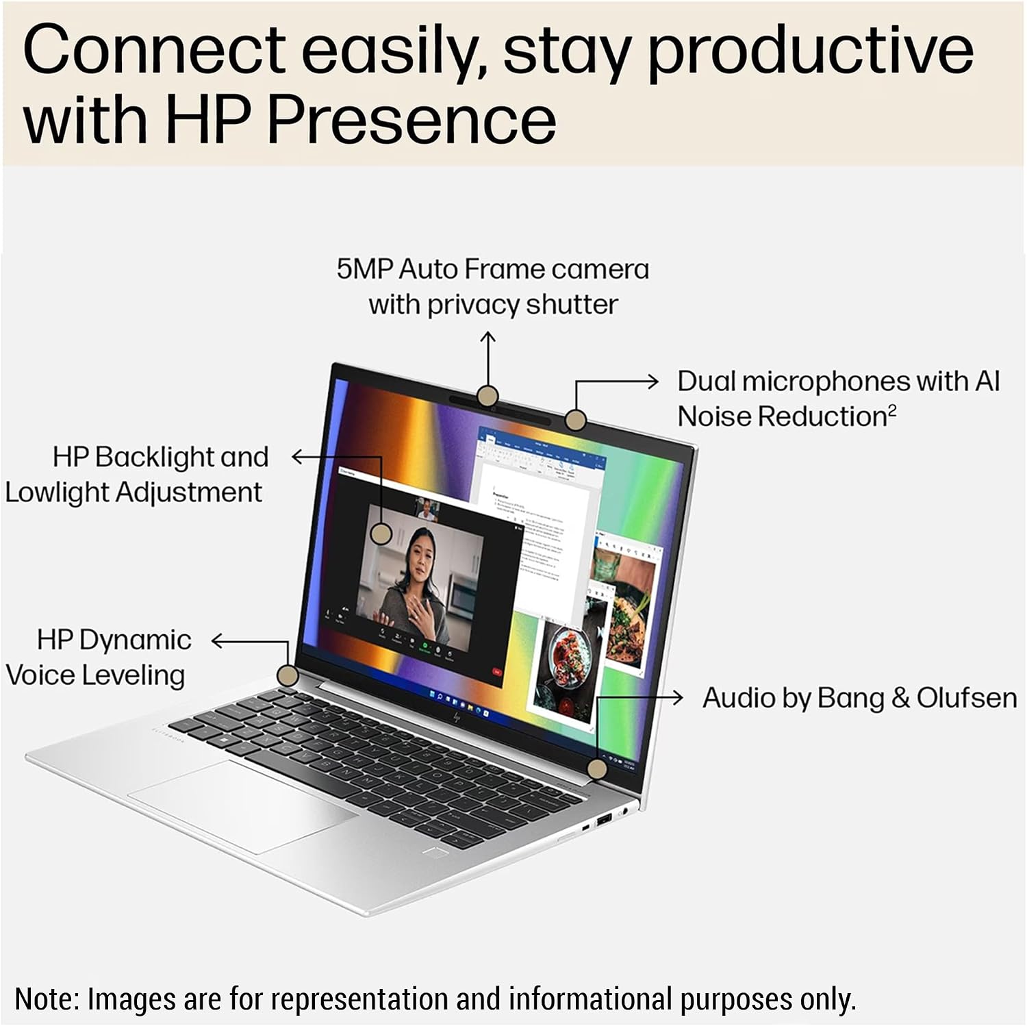 HP EliteBook 840 G10 Intel Core i5-1335U 16GB RAM 512GB SSD Windows 11 Pro 14" WUXGA Fingerprint 3 HP EliteBook 840 G10 Intel Core i5-1335U 16GB RAM 512GB SSD Windows 11 Pro 14" WUXGA Fingerprint - Image 3