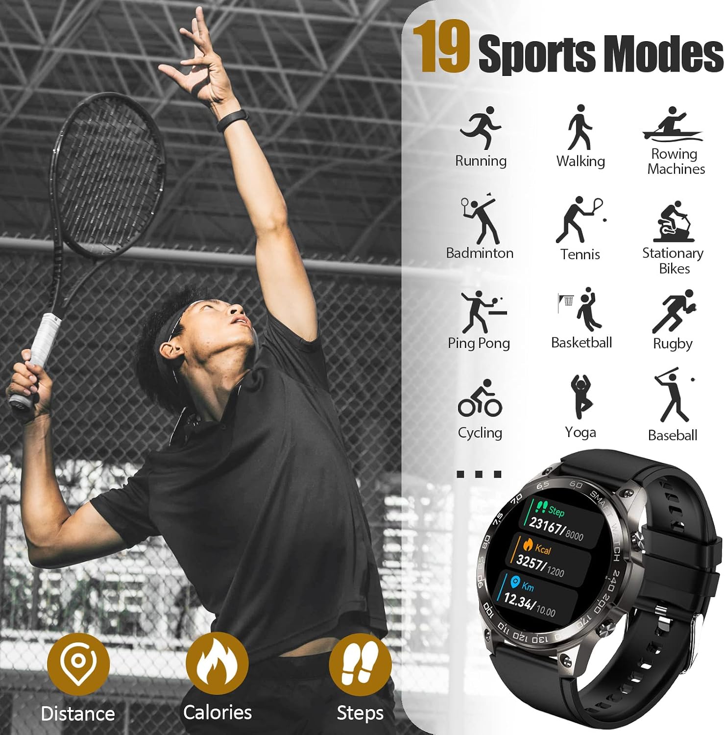 Havit GrandView GPS AMOLED Smart Watch HV-M9061 3 Havit GrandView GPS AMOLED Smart Watch HV-M9061 - Image 3