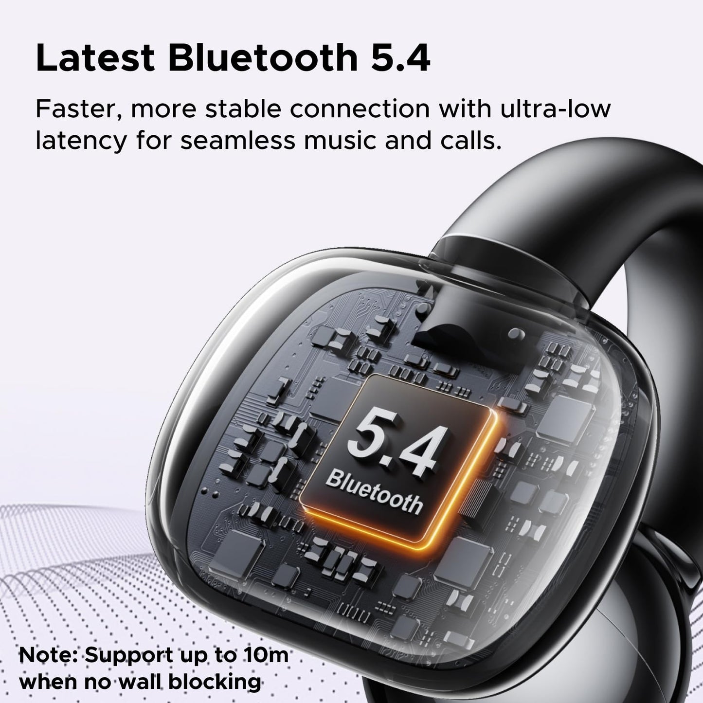 UGREEN WS209 HiTune S3 Open-Ear True Wireless Bluetooth Earbuds Black 4 UGREEN WS209 HiTune S3 Open-Ear True Wireless Bluetooth Earbuds Black - Image 4