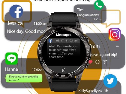 Havit GrandView GPS AMOLED Smart Watch HV-M9061