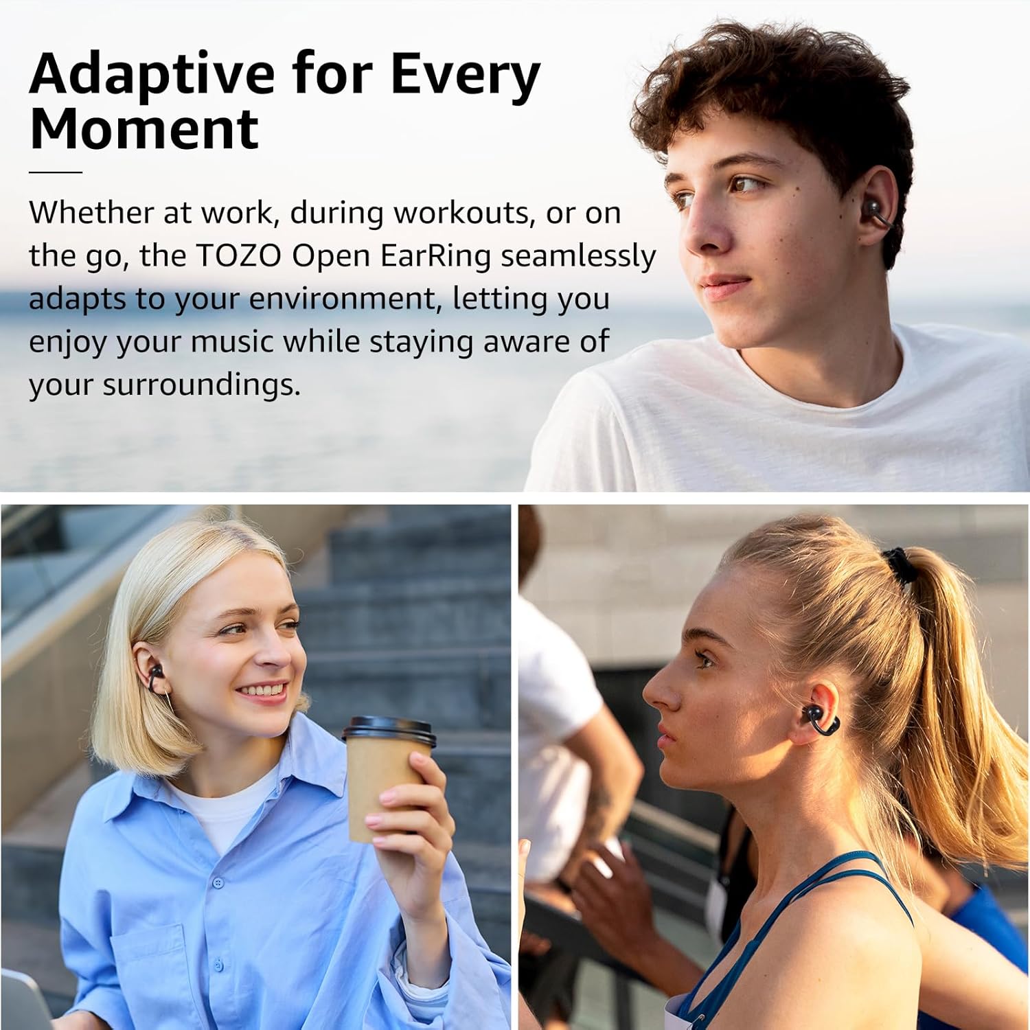 Havit Open-Ear Wireless Earbuds HV-OWS915 2 Havit Open-Ear Wireless Earbuds HV-OWS915 - Image 2