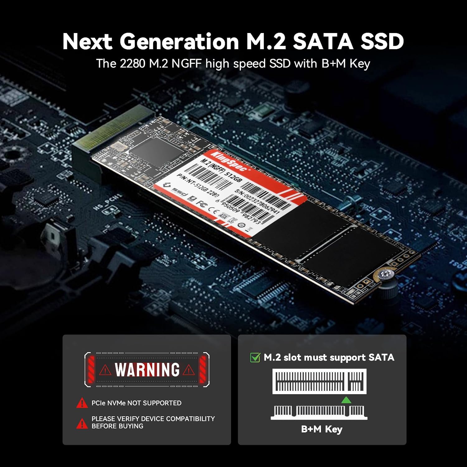 Dahua 512GB M.2 2280 SATA III SSD 3 Dahua 512GB M.2 2280 SATA III SSD - Image 3