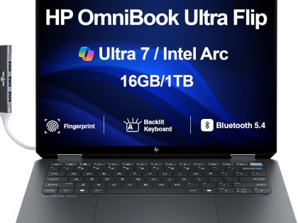 HP OmniBook Ultra Flip 14-FH0013DX Core Ultra 7-256V 16GB RAM 1TB SSD 14" 3K OLED Touch Windows 11 Home
