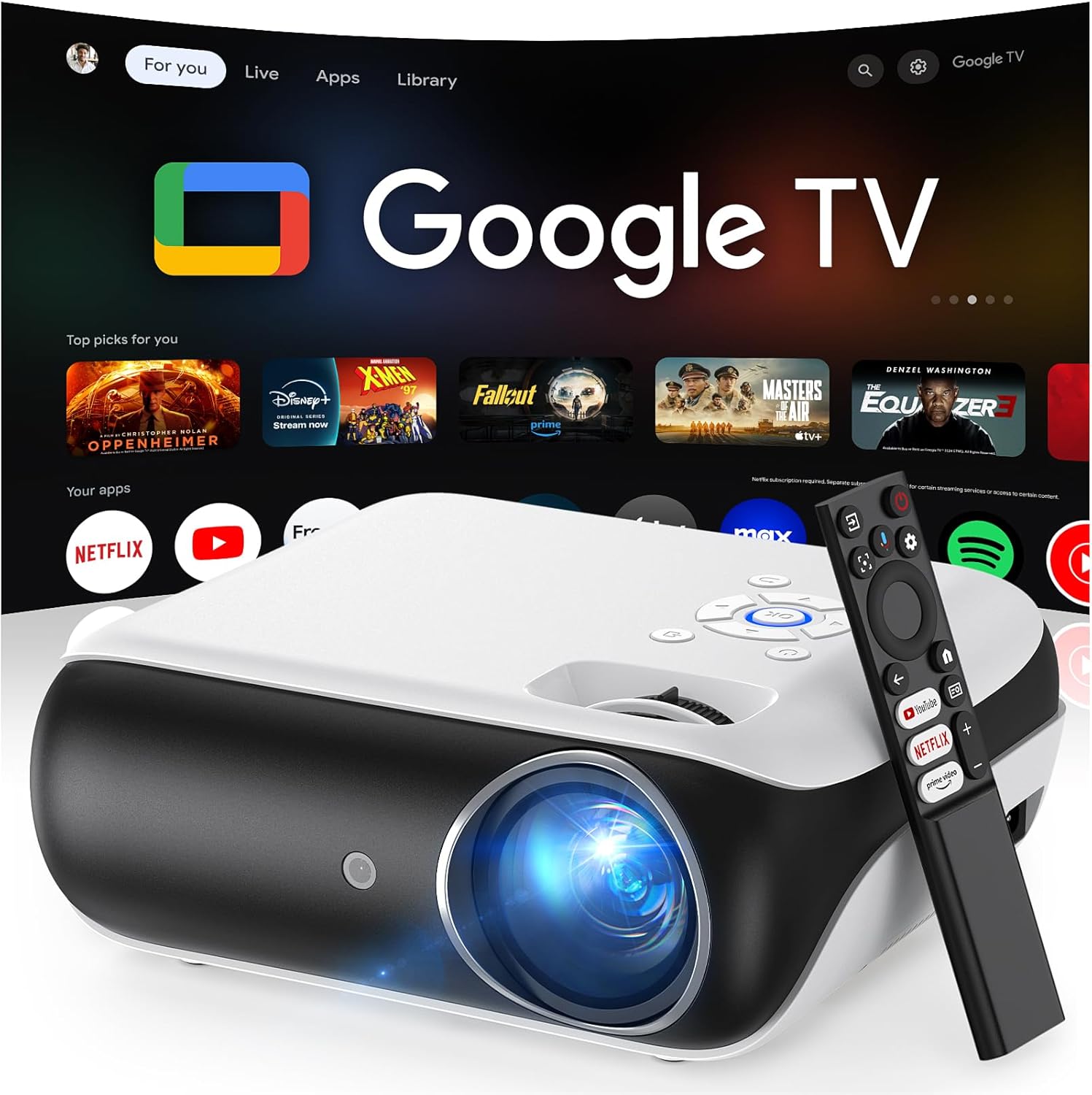 Havit PJ300 Plus Smart Projector 1 Havit PJ300 Plus Smart Projector