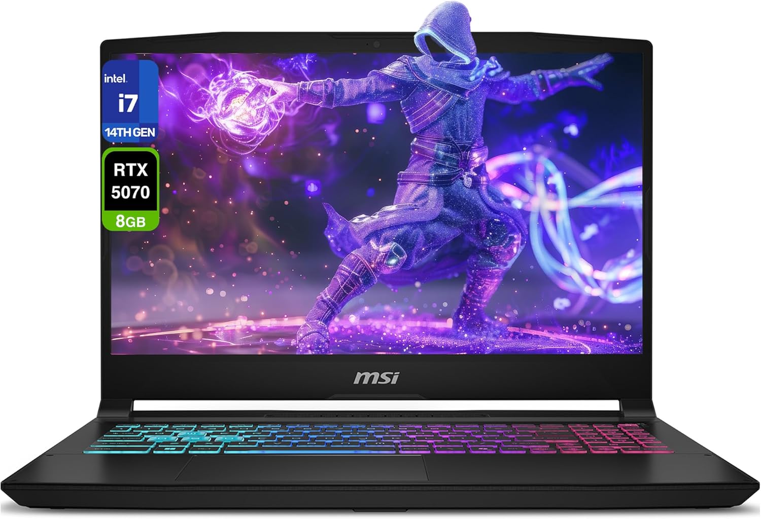 MSI Katana 15 HX B14WGK Intel Core i7-14650HX 16GB RAM 512GB SSD RTX 5070 8GB 15.6" QHD Black 1 MSI Katana 15 HX B14WGK Intel Core i7-14650HX 16GB RAM 512GB SSD RTX 5070 8GB 15.6" QHD Black