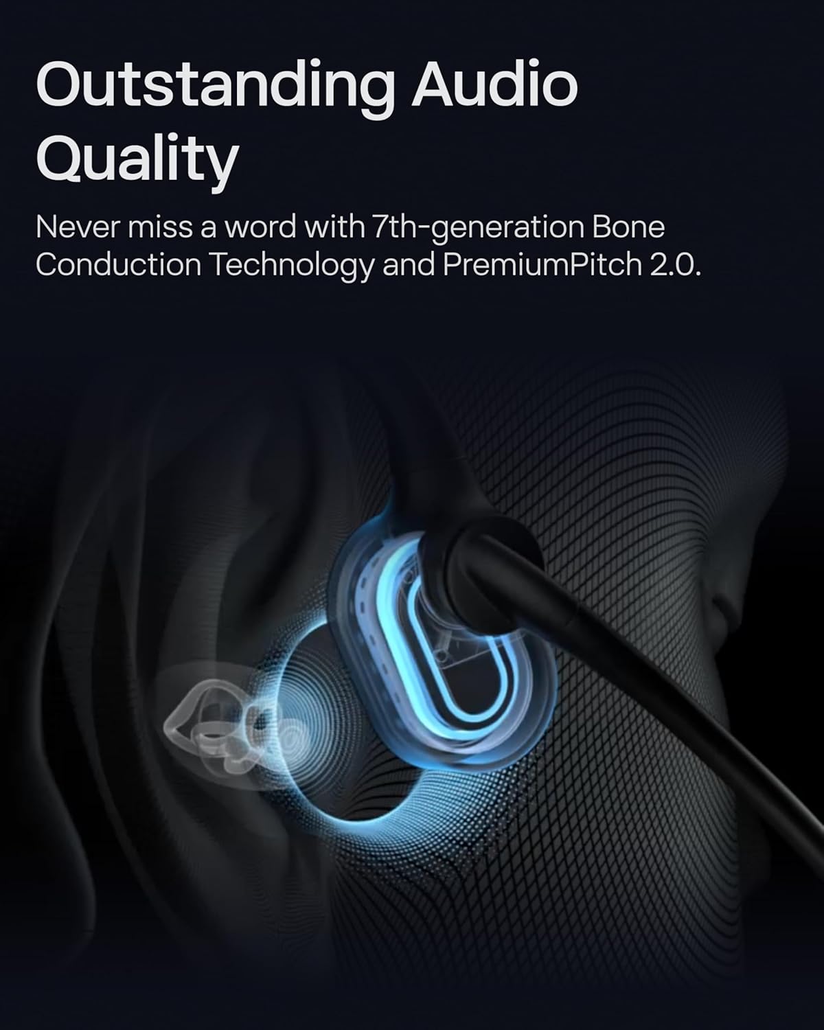 Shokz OpenComm 2 Bone Conduction Headset 4 Shokz OpenComm 2 Bone Conduction Headset - Image 4