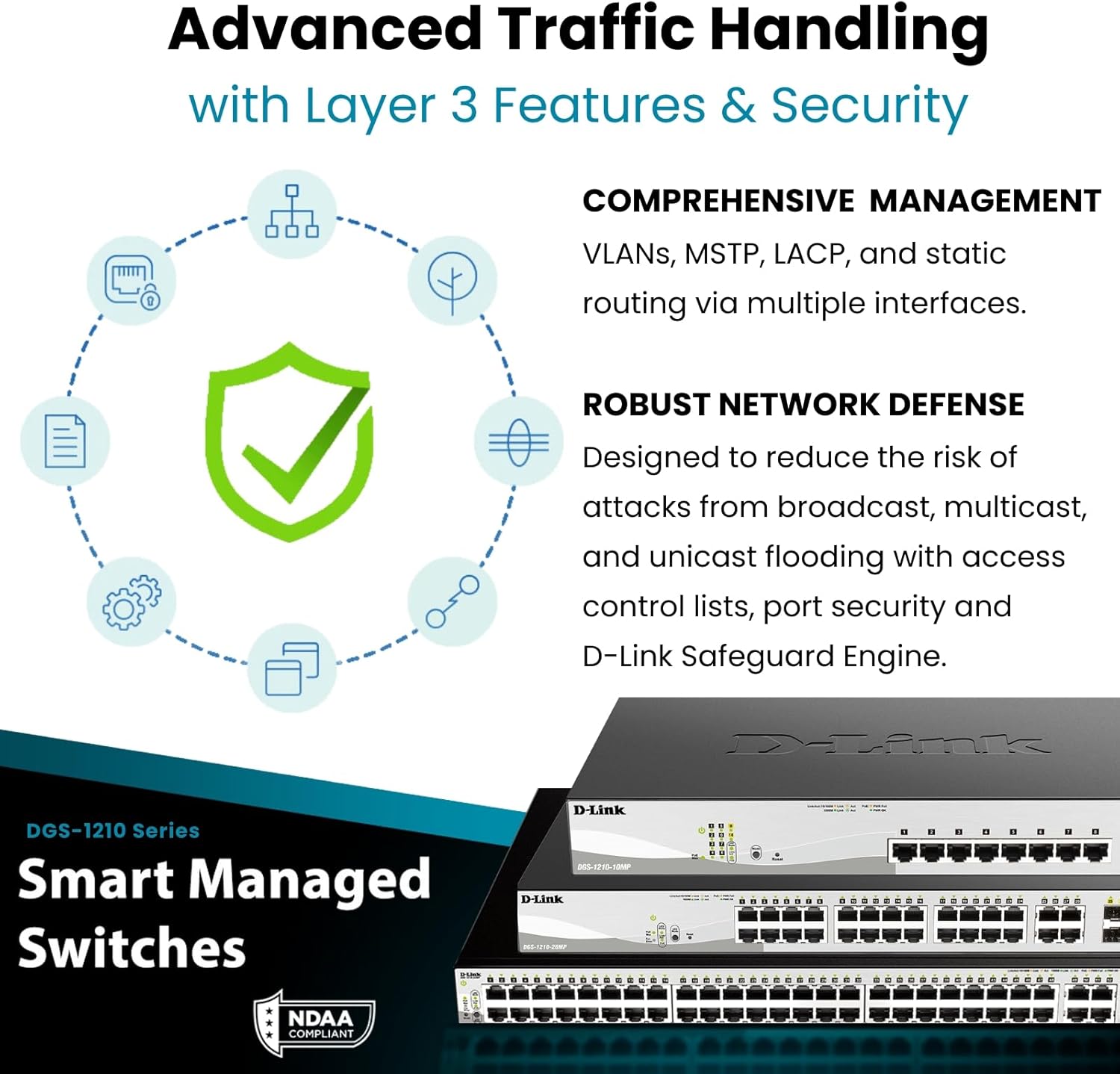 D-Link DGS-1210-52 52-Port Gigabit Smart Managed Switch Non-PoE 4 D-Link DGS-1210-52 52-Port Gigabit Smart Managed Switch Non-PoE - Image 4