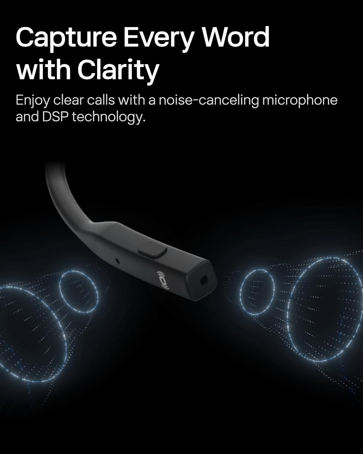Shokz OpenComm 2 Bone Conduction Headset 3 Shokz OpenComm 2 Bone Conduction Headset - Image 3
