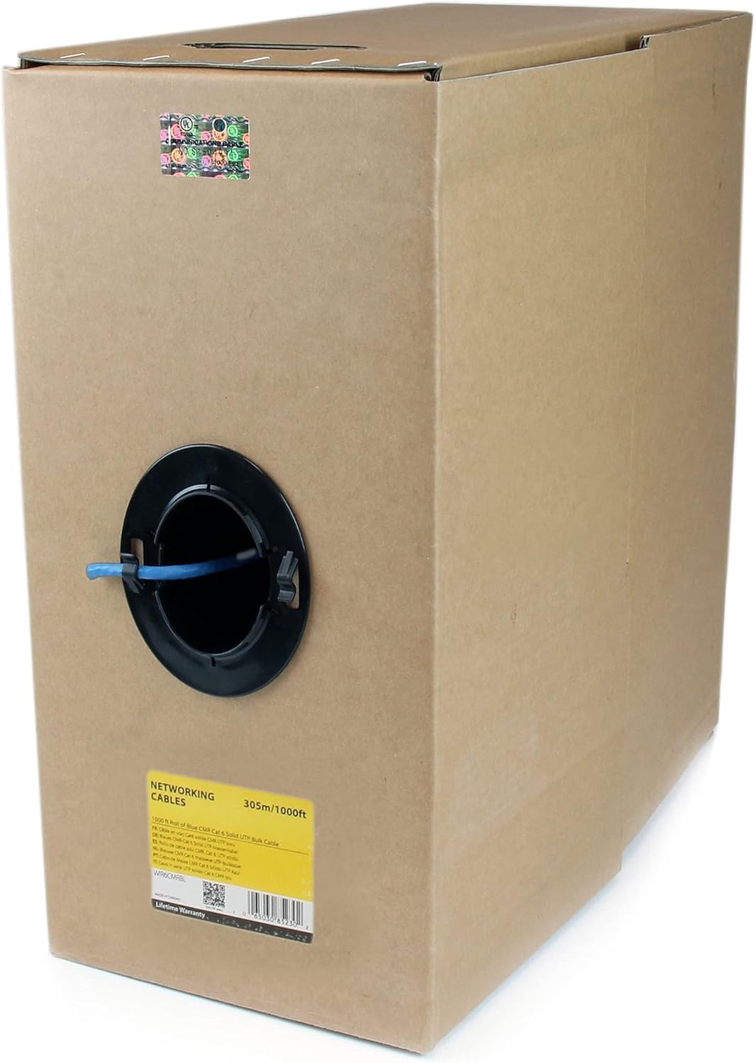 Cat6 Bulk Ethernet Cable Roll 305M Blue 1 Cat6 Bulk Ethernet Cable Roll 305M Blue