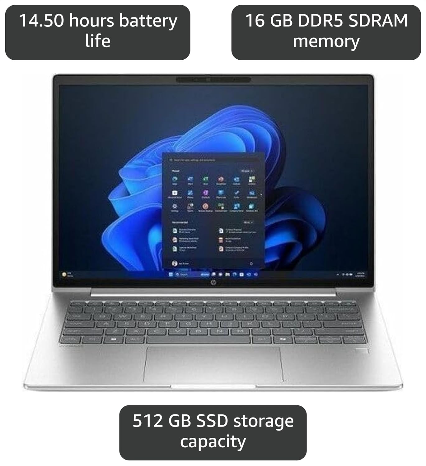 HP ProBook 4 G1i 14 AI Intel Core Ultra 7 255U 16GB RAM 512GB SSD Pike Silver 1 HP ProBook 4 G1i 14 AI Intel Core Ultra 7 255U 16GB RAM 512GB SSD Pike Silver