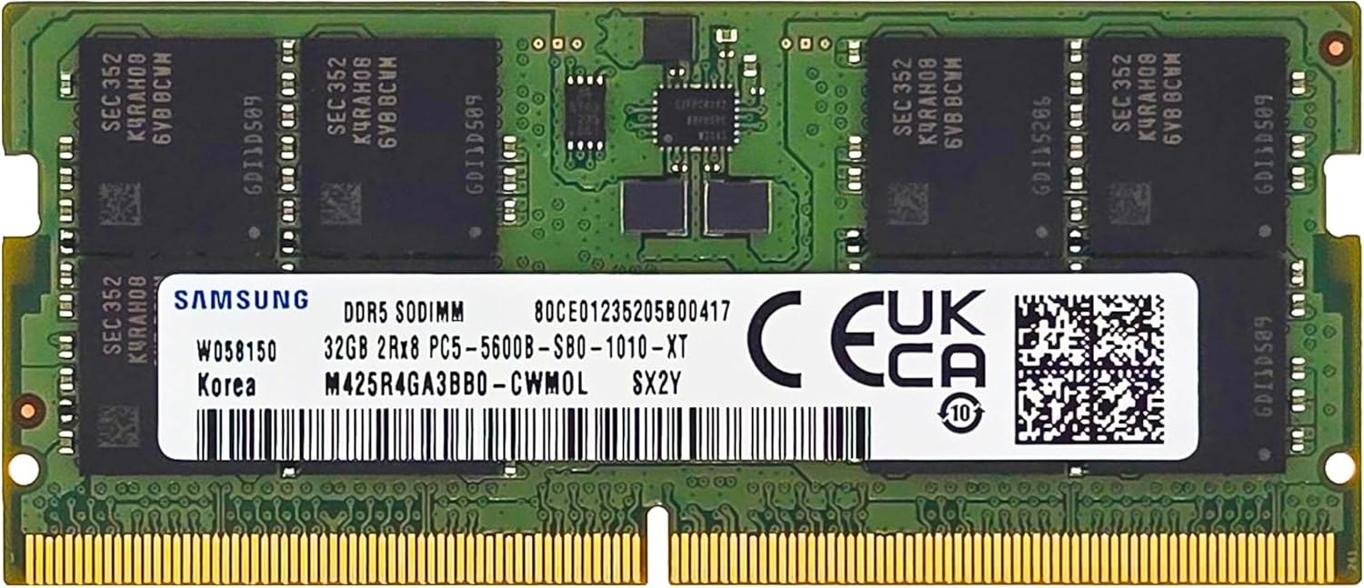 Samsung DDR5 Laptop RAM 32GB DDR5 5600 SODIMM OEM 1 Samsung DDR5 Laptop RAM 32GB DDR5 5600 SODIMM OEM