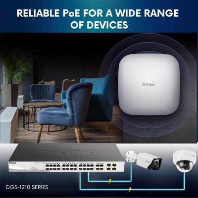 D-Link DGS-1210-28P 28-Port Gigabit PoE Switch