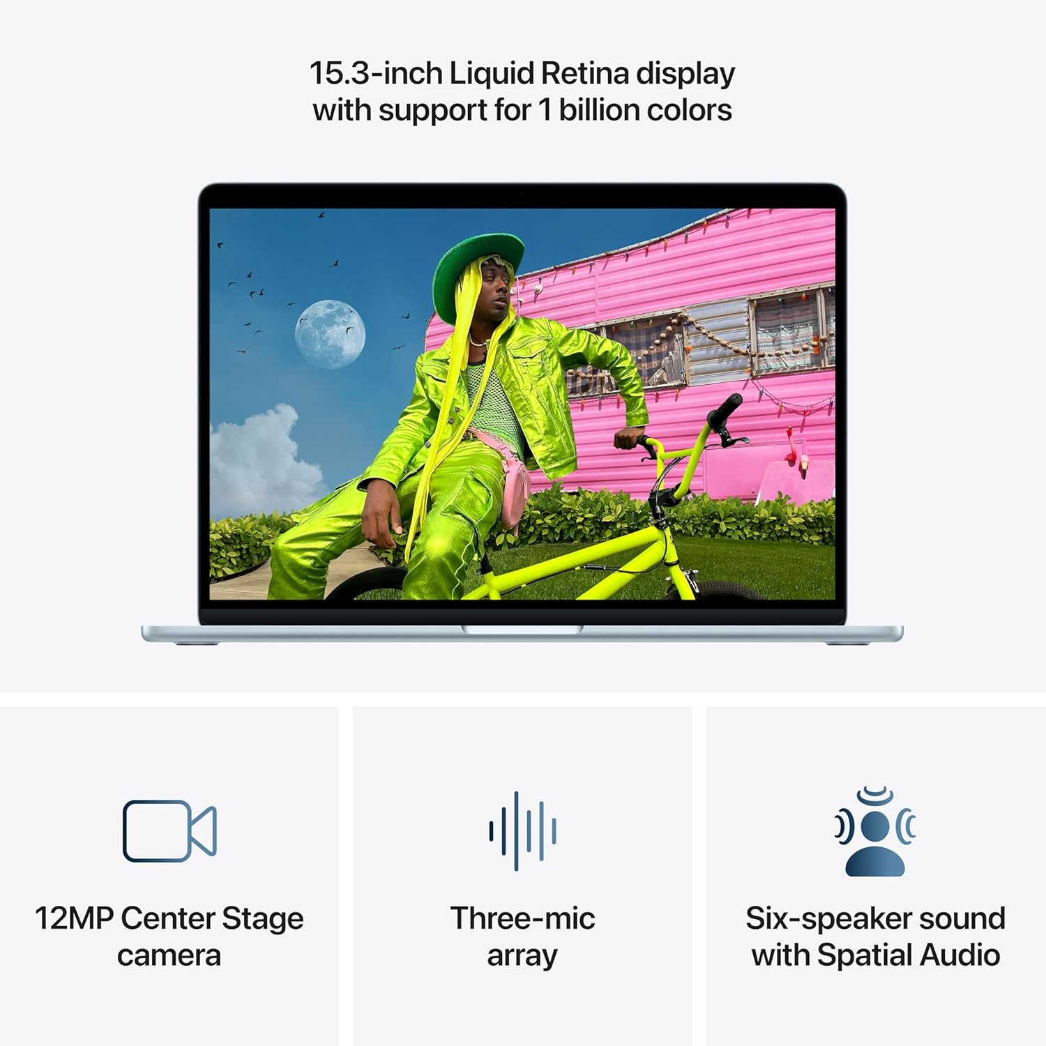 Apple MacBook Air M5 (2026), 24GB RAM, 1TB SSD, 15.3-Inch Liquid Retina 4 Apple MacBook Air M5 (2026), 24GB RAM, 1TB SSD, 15.3-Inch Liquid Retina - Image 4