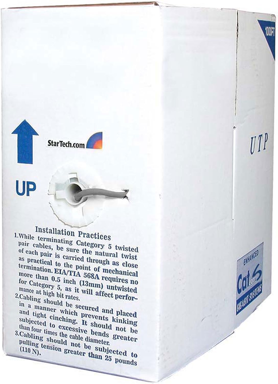 Cat6 Bulk Ethernet Cable Roll 305M Blue 2 Cat6 Bulk Ethernet Cable Roll 305M Blue - Image 2