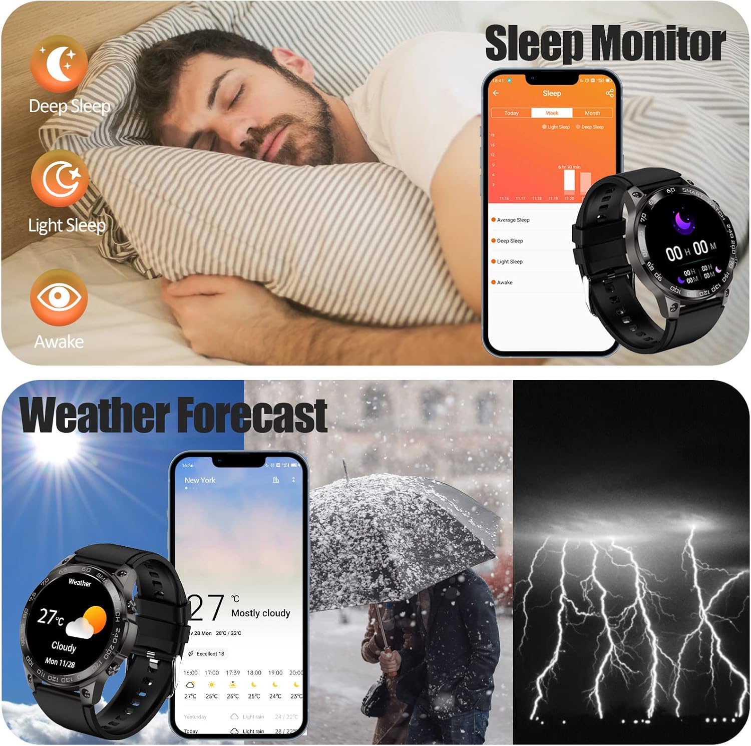 Havit GrandView GPS AMOLED Smart Watch HV-M9061 2 Havit GrandView GPS AMOLED Smart Watch HV-M9061 - Image 2