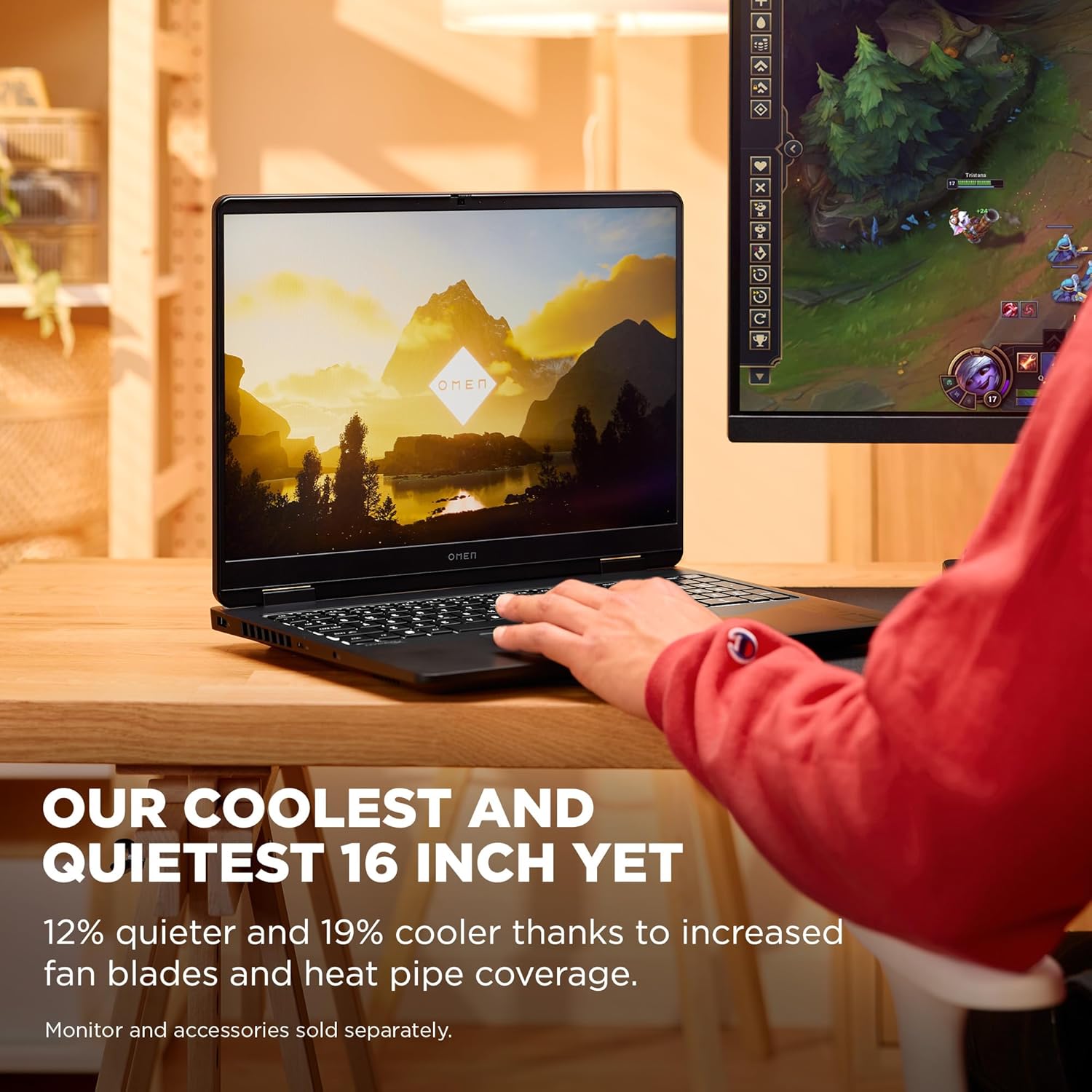 HP Omen Slim 16 Intel Core Ultra 7 255H 16GB RAM 1TB SSD RTX 5060 8GB 16" Non-Touch Shadow Black 4 HP Omen Slim 16 Intel Core Ultra 7 255H 16GB RAM 1TB SSD RTX 5060 8GB 16" Non-Touch Shadow Black - Image 4