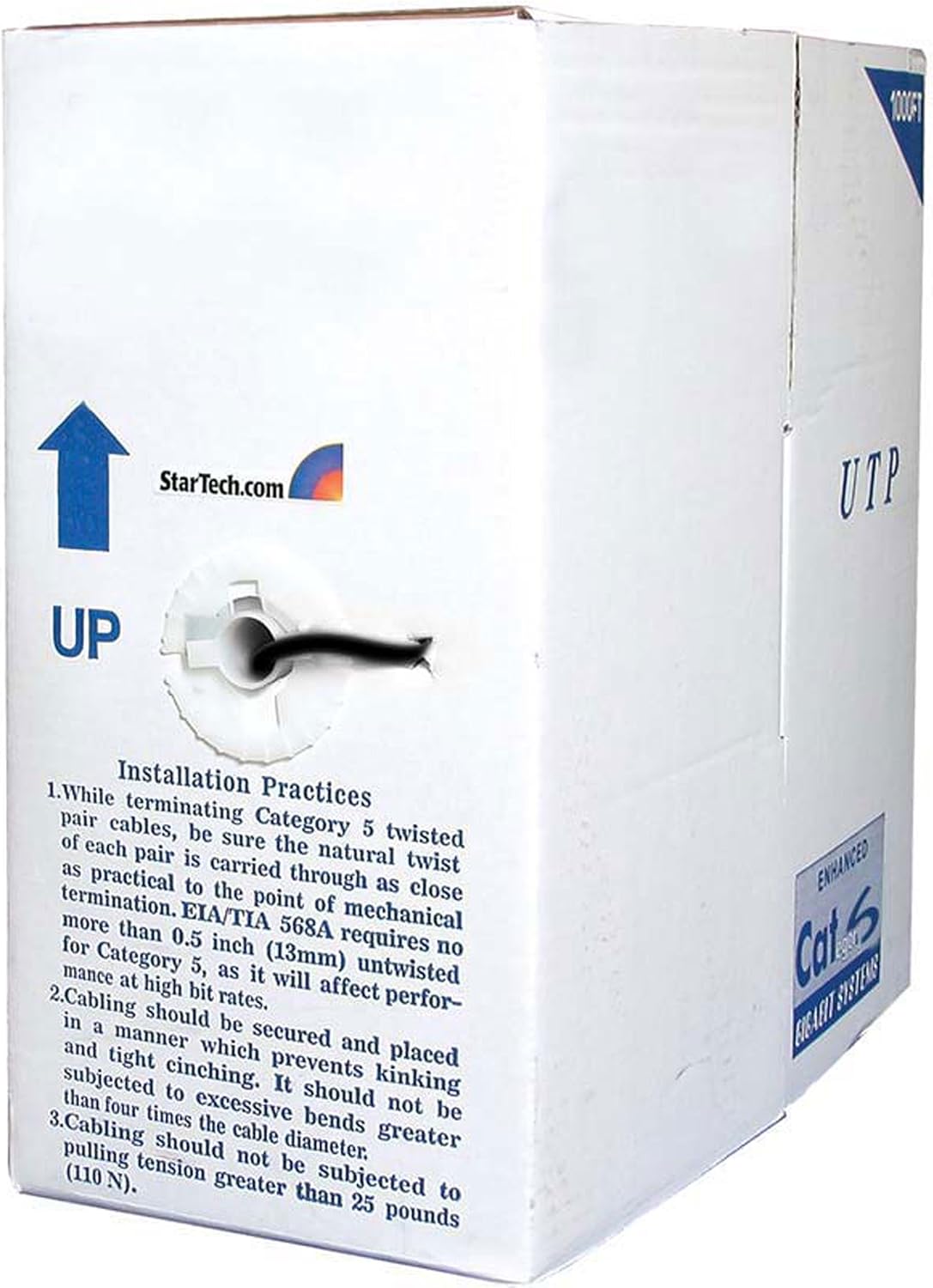 Cat6 Bulk Ethernet Cable Roll 305M Blue 3 Cat6 Bulk Ethernet Cable Roll 305M Blue - Image 3