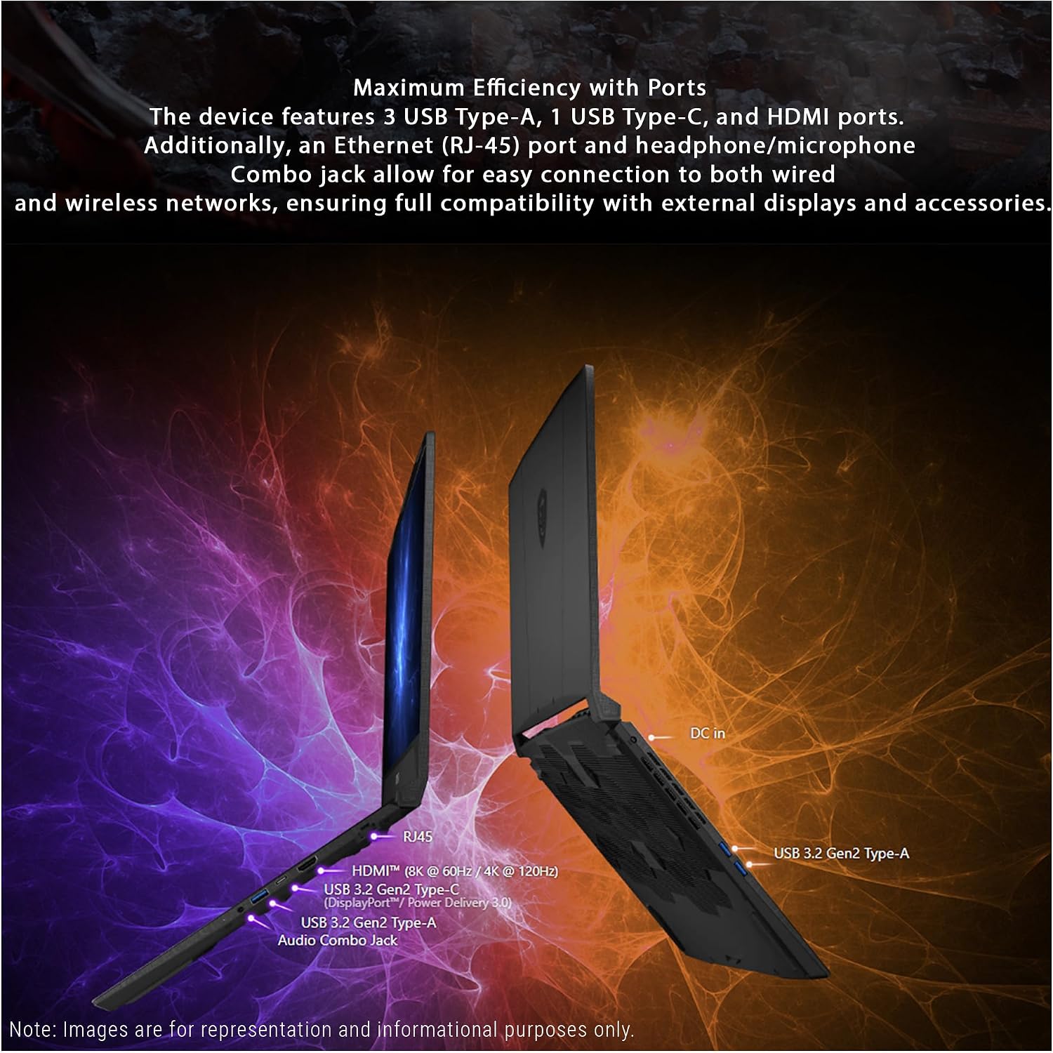 MSI Katana 15 HX B14WGK Intel Core i7-14650HX 16GB RAM 512GB SSD RTX 5070 8GB 15.6" QHD Black 3 MSI Katana 15 HX B14WGK Intel Core i7-14650HX 16GB RAM 512GB SSD RTX 5070 8GB 15.6" QHD Black - Image 3