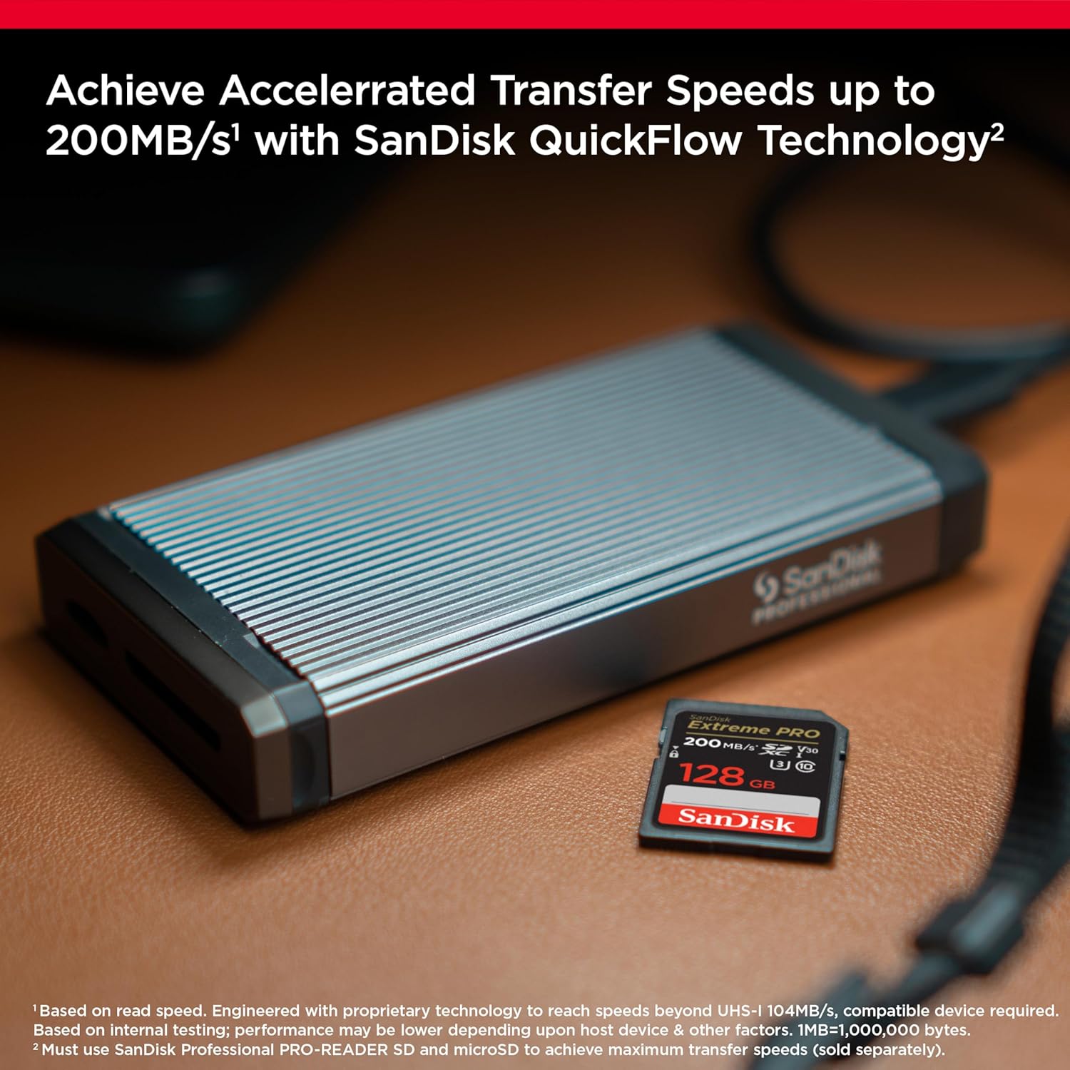 SanDisk Extreme Pro UHS-I 128GB SD Card 2 SanDisk Extreme Pro UHS-I 128GB SD Card - Image 2