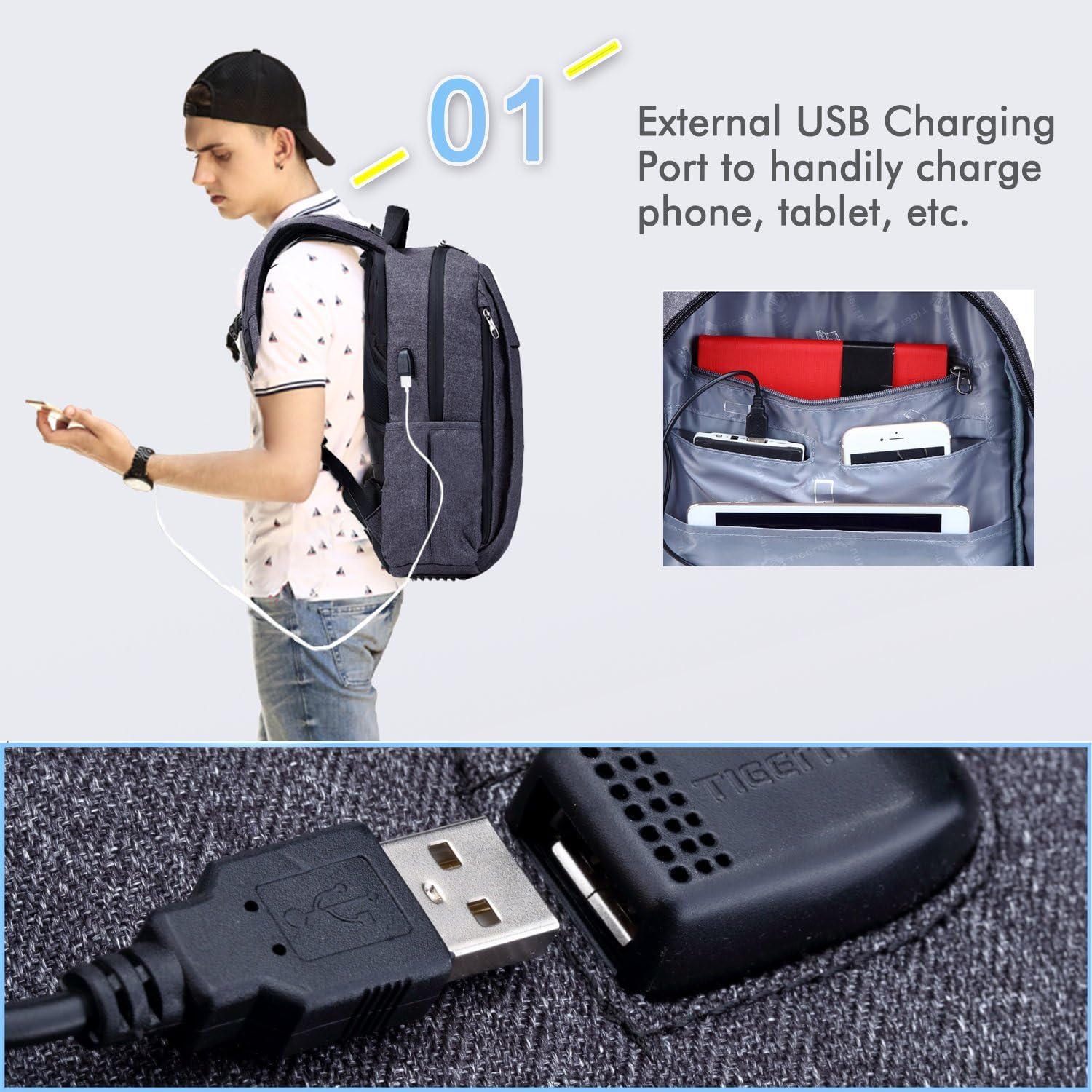 Havit H0026 15.6" Laptop Backpack 2 Havit H0026 15.6" Laptop Backpack - Image 2