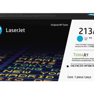 HP 213A Cyan Original LaserJet Toner Cartridge
