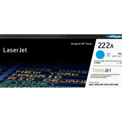 HP 222A Cyan Original LaserJet Toner Cartridge