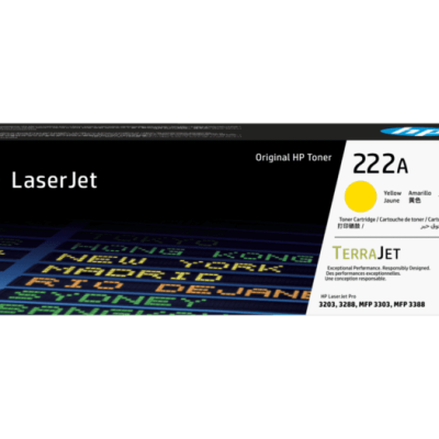HP 222A Yellow Original LaserJet Toner Cartridge