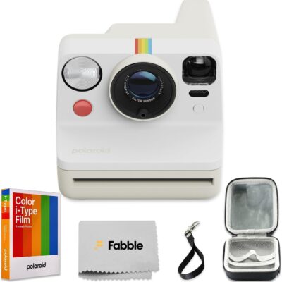 Polaroid Now Generation 3 Instant Camera - Pebble White