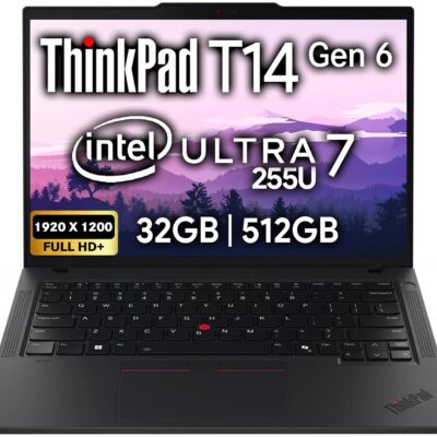 Lenovo ThinkPad T14 Gen 6 Intel Core Ultra 7-255U 16GB RAM 512GB SSD 14" Touch WUXGA IPS Laptop