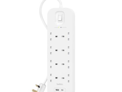 Belkin Power Strip Surge Protector 8 Output 900J 18W USB A+C