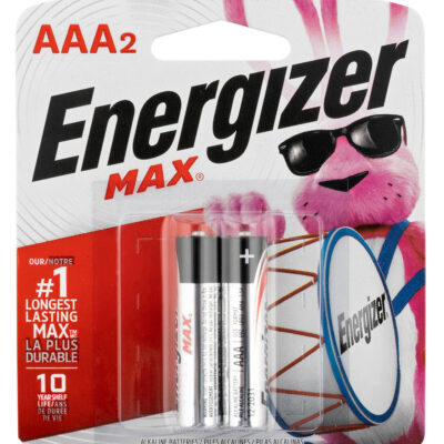 Energizer AAA Batteries (Pair)