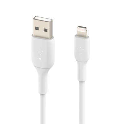 Belkin BOOST CHARGE Lightning to USB-A Cable 2M White