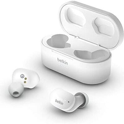 Belkin SoundForm True Wireless Stem Earbuds with Wireless Charging