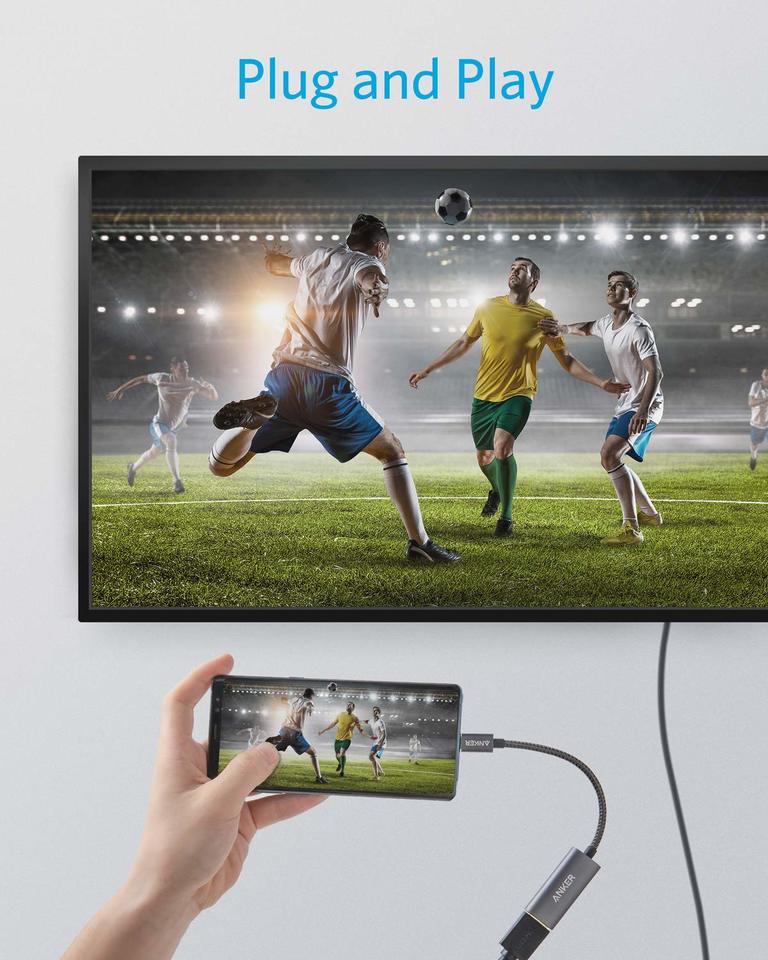 Anker USB-C to HDMI Adapter Gray 3 Anker USB-C to HDMI Adapter Gray - Image 3