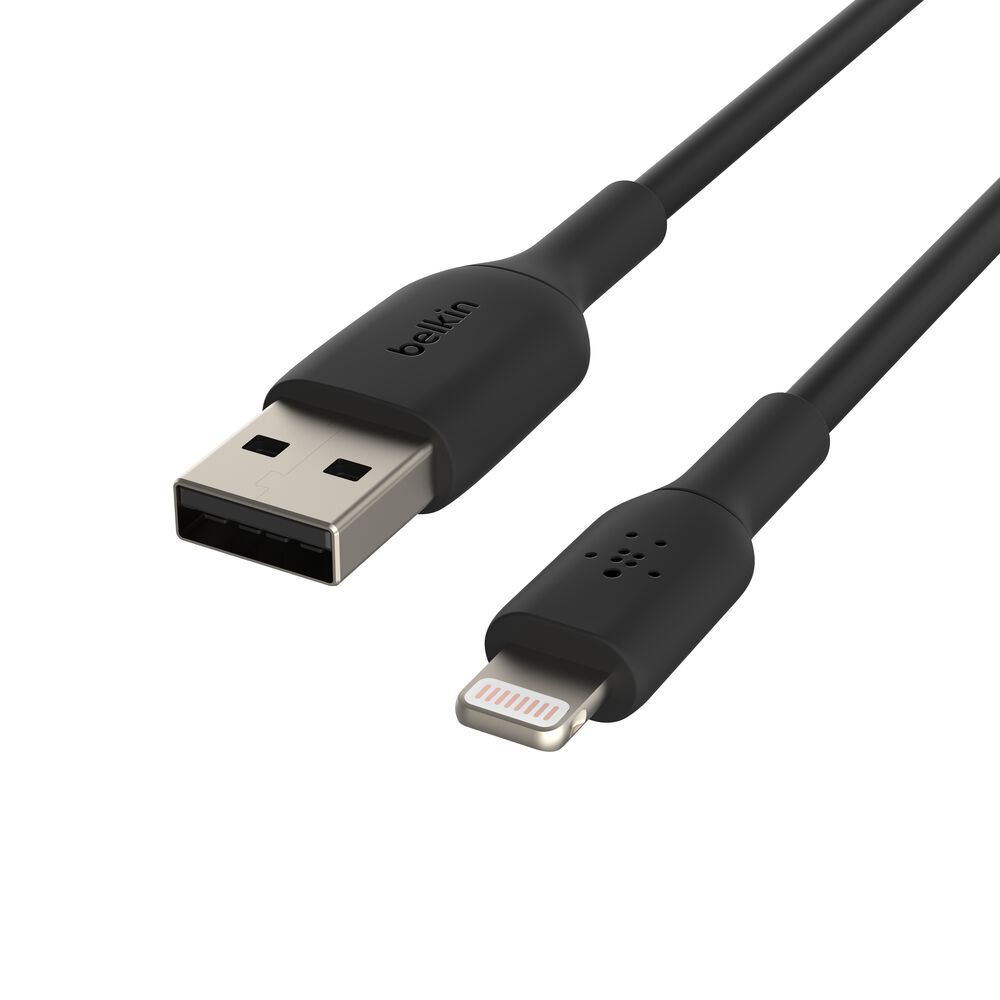 Belkin BOOST CHARGE Lightning to USB-A Cable 2M Black 4 Belkin BOOST CHARGE Lightning to USB-A Cable 2M Black - Image 4