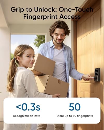 Eufy Smart Lever Lock C33 Black 1 Eufy Smart Lever Lock C33 Black