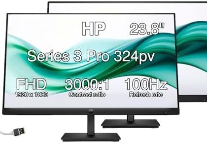 HP Series 3 Pro 23.8 Inch FHD Monitor 324pv (9U5C1AS)