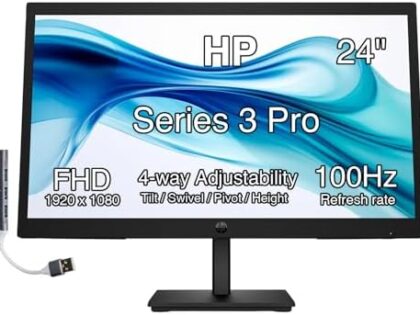 HP Series 5 23.8 Inch FHD Monitor with Speakers 524sa (94C37AA)