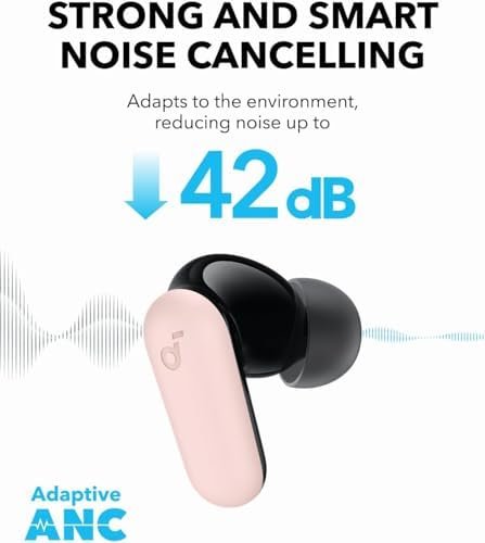 Soundcore R50i NC Earbuds Pink 1 Soundcore R50i NC Earbuds Pink