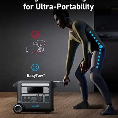 Anker 767 Portable Power Station (GaNPrime PowerHouse 2048Wh) Black