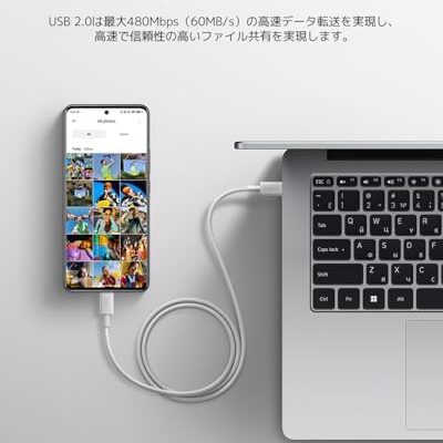 Xiaomi 6A High-Speed USB4 Braided USB-C to USB-C Cable (1M)