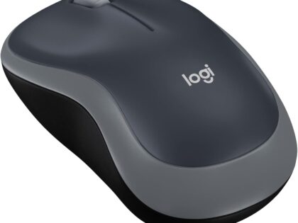 Logitech M185 Wireless Mouse, Swift Grey (910-002238)